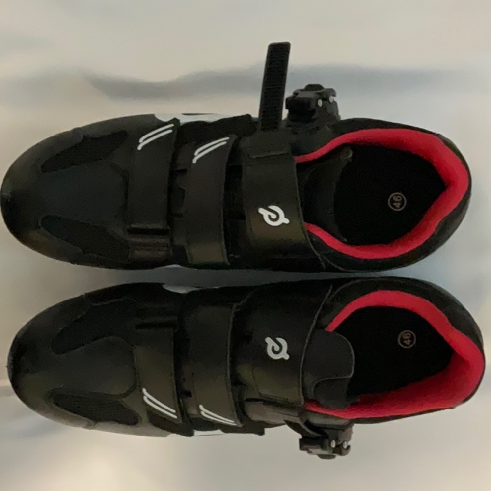 Peloton black cycling sneakers size 36